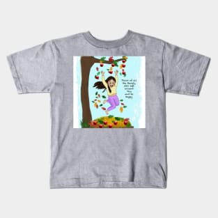 Girls thoughts Kids T-Shirt